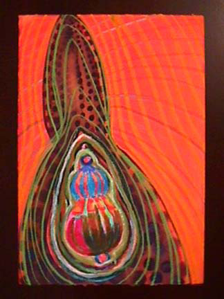 Betsey Garand oil crayon drawing FollySeries7