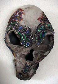 day of the dead mask sculpture