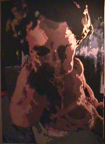 John Clem Clarke painting Angel detail