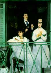 manet painting Balcony