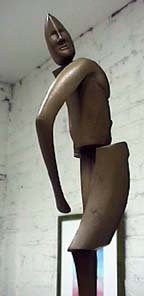 bronze figure detail
