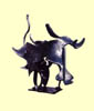Javier Astorga iron sculpture Bull