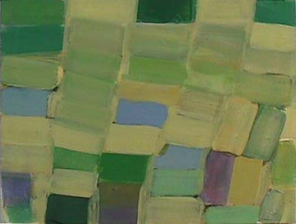 Nancy Van Deren painting Sea of Green
