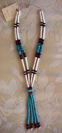 Navajo dead pawn jacla necklace