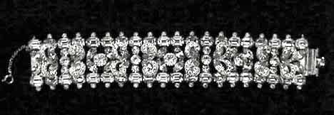 Eisenberg White Rhinestone Bracelet