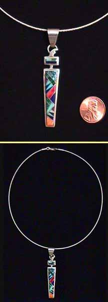 fine Zuni inlay pendant
