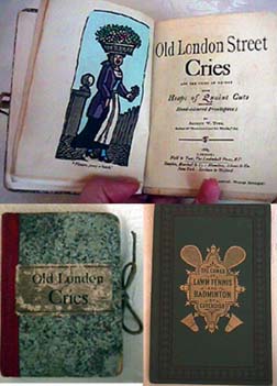 Old London Street Cries 29th Century Book
