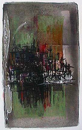 Catalina Chervin painting Untitled Reflections
