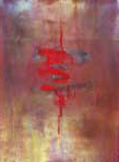 Diane Churchill abstract painting Hush