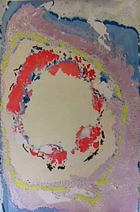  Garrison Buxton abstract painting Io at Sunset