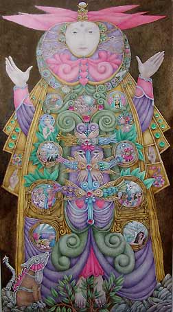 Gary Slipper painting Goddess of Small Things