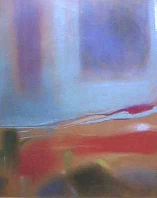 Bernard Kassoy abstract landscape pastel