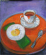 Kate Wattson painting Tea Time